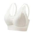 thumbnail image 1 of Npasoilc Wirefree Lace Bra for Women Racerback Adjustable Straps Push Up Comfortable Lightweight Daily Underwear, 1 of 3