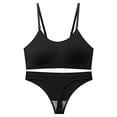 thumbnail image 1 of Npasoilc Wirefree Sports Bra and Panty Set for Women Seamless Push Up Breathable Racerback Comfortable Set, 1 of 9