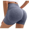 thumbnail image 1 of Npasoilc Yoga Biker Shorts For Women Workout Shorts Seamless Butt Lifting Gym Athletic Shorts Women'S Solid Color Hip Lift Fitness High Waist Stretch Exercise Yoga Pants, 1 of 3