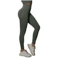 thumbnail image 1 of Npasoilc Yoga Pants for Women Comfortable Solid Color Sweaterpants Workout Running Leggings Pants Soft Athletic Flare Pants, 1 of 8