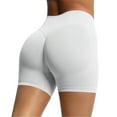 thumbnail image 1 of Npasoilc Yoga Shorts for Women High Waist Elastic Fitness Workout Biker Gym Tennis Shorts with Pockets, 1 of 9
