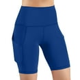 thumbnail image 1 of Npasoilc Yoga Shorts for Women High Waist Elastic Gym Workout Yoga Running Drying Breathable Sports Shorts with Pocket, 1 of 8