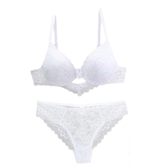 Npasoilc full coverage bra for womenWoman's Printing Gathered Together Large Size Daily Bra Underwear No Rims