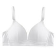 thumbnail image 1 of Npasoilc full coverage bra no Underwire for womenWomen's Lingerie Student Girl Gathered Thin Without Steel Ring Girl's Bra, 1 of 5