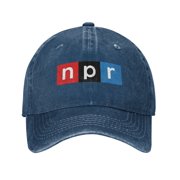 Npr Hat Washed Cotton Baseball Cap For Outdoor, Travel & Daily Use