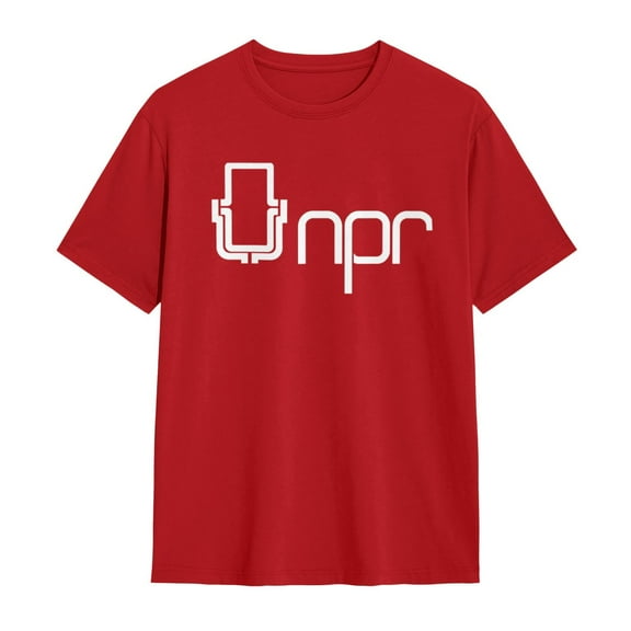 Npr Vintage T-Shirt Casual Tee For Men Women