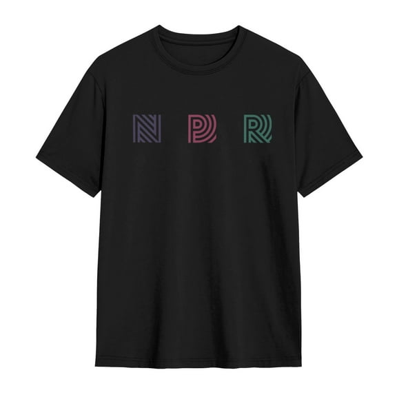 Npr Vintage T-Shirt Casual Tee For Men Women