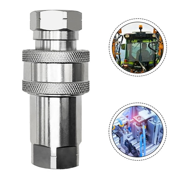 Npt1 Quick Change Hydraulic Connector For Durable Time-Saving & Versatile