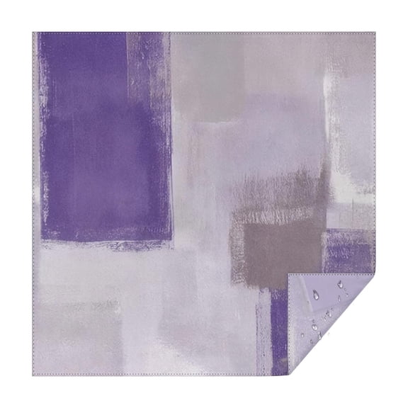 Nqhsionv Abstract Table Linen Purple Square Tablecloth 42x42in