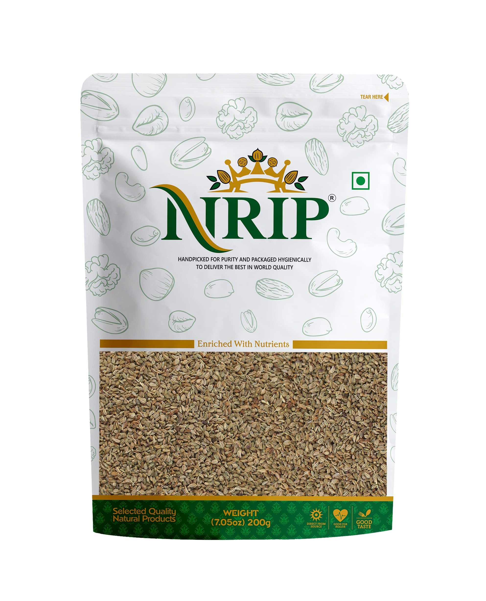 Nrip Ajwain (Carom Seeds) 200 Gm
