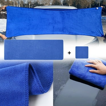 Nrmrqz 2 Pack Quick Drying Car Towel Water Absorption Not Prone To Losing Hair Car Washing Towel Large Szie Car Cleaning Cloth