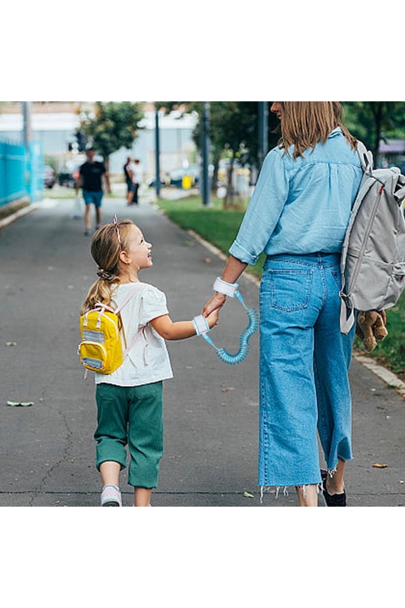 2M People Safety Leash | Anti-Lost Wrist Strap for People | Soft & Elastic Leash for Strollers,Backpack & Shopping Carts | Breathable Comfort Designs | Secure Glued Connection