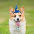 thumbnail image 1 of Nrmrqz Adjustable Pet Hat for Cats & Dogs - Festive Holiday Headwears with Elastic Strap, Soft Lining - Perfect for Parties, Photos, Halloween - One Size Fits Most Small to Medium Pets, 1 of 3
