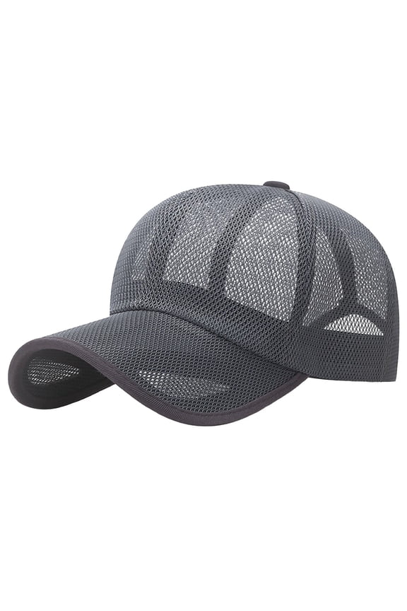 Breathable Mesh Baseball Cap Adjustable Sun Protection Hat | Quick Drying Sweat-Wicking Lightweight Outdoor Sports Cap for Men and Women | 55-60cm Circumference | 1 Piece