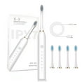 Nrmrqz Cordless toothbrush Electric toothbrush, Electric toothbrush with 4 Brush Heads, Smart 6