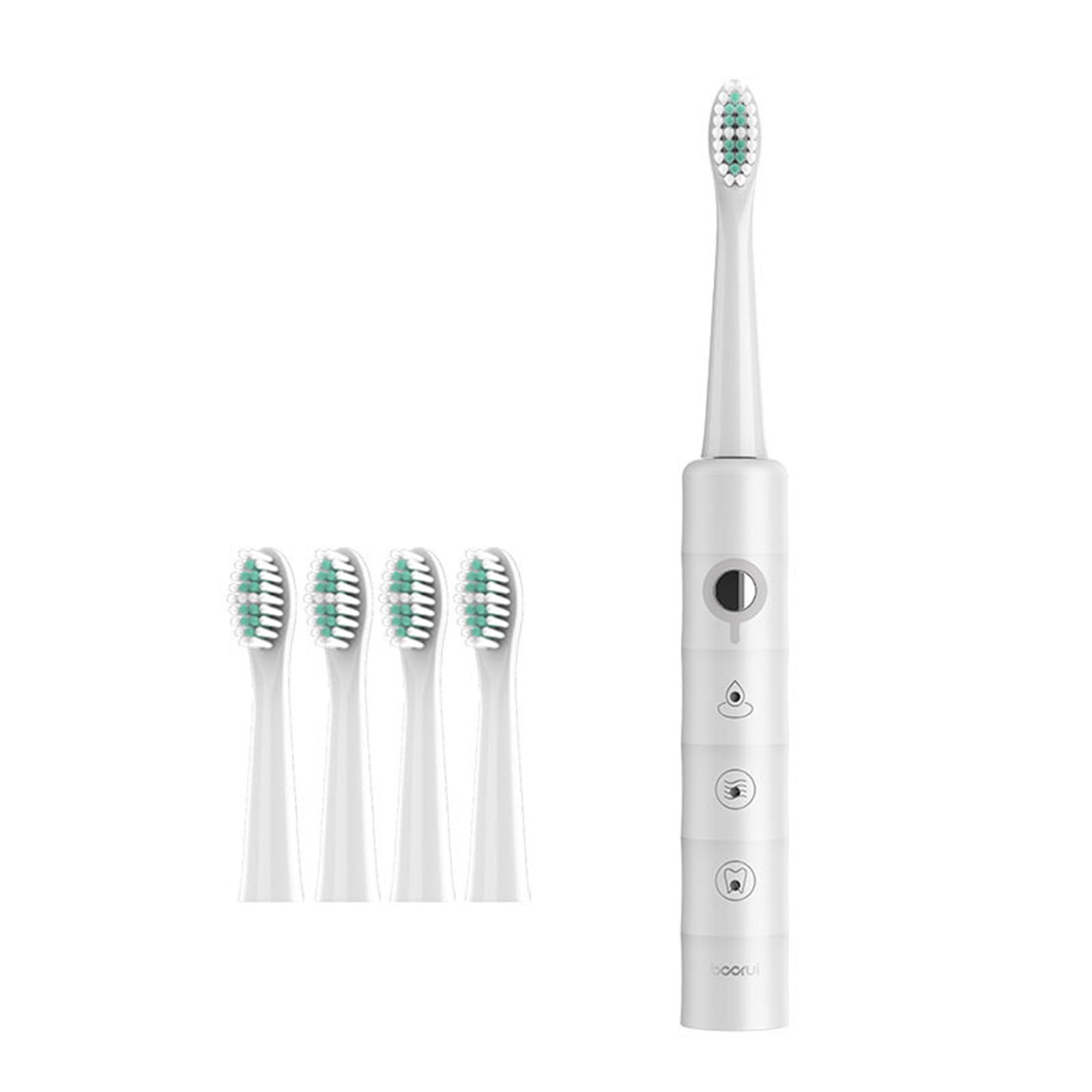 Nrmrqz Electric Rotary Toothbrush for Adults Gentle Bristles for ...