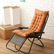 Nrmrqz Extra-Thick Recliner Cushion (48"x125"x8") – Premium Support for Chaise Lounges, Rocking Chairs & Patio Furniture | Many-in-One Seat & Backrest Pad with Non-Slip Base,Light Coffee