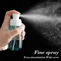 Nrmrqz Fine Mist Spray Bottle, Refillable 60ml Plastic Travel Container, Leak-Proof Designs for Perfume, Makeup, and Hair Styling, Portable, Convenient for Travel, Easy Grip, 2oz, Multiple Colors