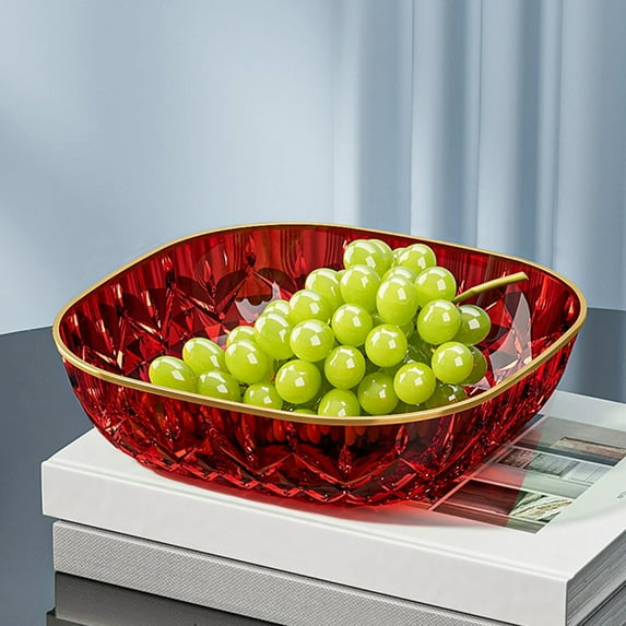 Nrmrqz Fruit Bowl Decorative Fruit Serving Tray - Ceramic Bowl for Kitchen/Dining Table Decorative Bowl