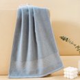 thumbnail image 1 of Nrmrqz Large Cotton Bath Towel 34x73 Inches | Oversized Bath Towel for Men & Women | Soft Absorbent Quick-Dry Towel | Hotel Quality | Blue, Pink, Coffee Colors, 1 of 6