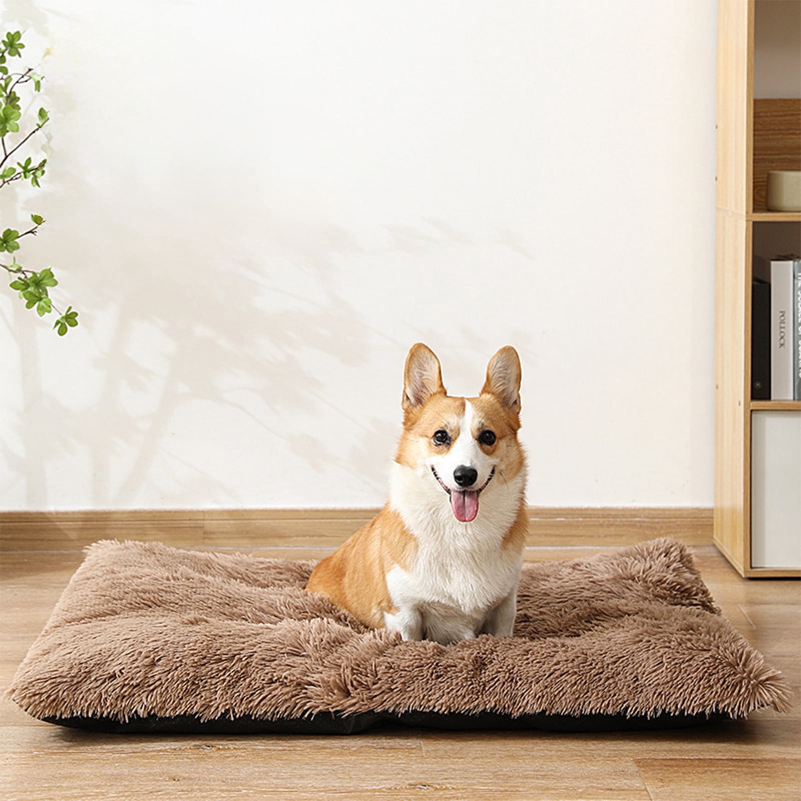 Image showcasing Nrmrqz Orthopedic Foam Pet Bed with Nonskid Bottom-Ultra Soft Plush Mat ...