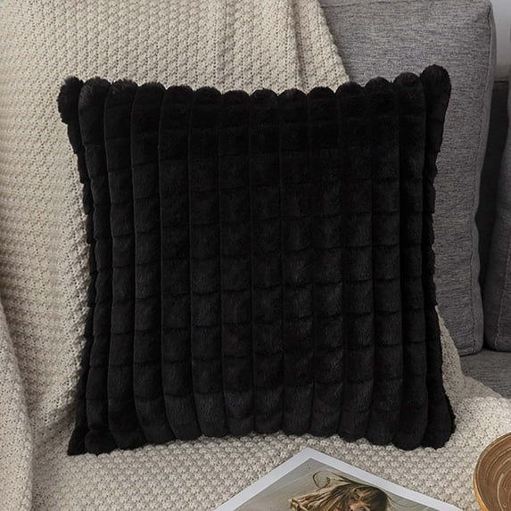 Nrmrqz Queen Size Pillowcovers Set of 1 Solid Color Polyester Pillow, Plain Sofa Cushion, Decorative and Comfortable