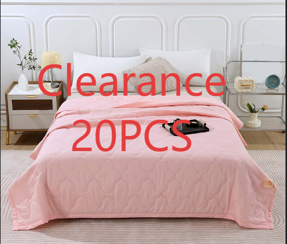 Nrmrqz Quilts Queen Size 100x150cm Soft Bed Summer Quilt Lightweight Microfiber Bedspread,Skin-Friendly Plain Printed Washed Cotton Summer Quilt