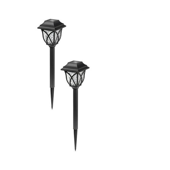 Nrmrqz Red Solar Lawns Lights 4PCS LED Square Lawns Lights - Waterproof Grids Walkway Markers