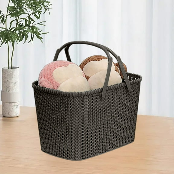 Nrmrqz Storage Basket Large Blanket Basket,Rectangle Woven Baskets for Storage,Nursery Blanket Basket Living Room for Home,Bathroom,Baby Laundry