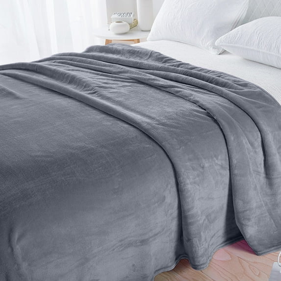 Nrmrqz Velvet Soft Corals Fleece Blanket | 100x150cm (39x59in) | All-Season Cooling & Warmth | Breathable Microfiber | 10 Color Options | Lightweight for Travel, Sofa & Bed | Machine Washable