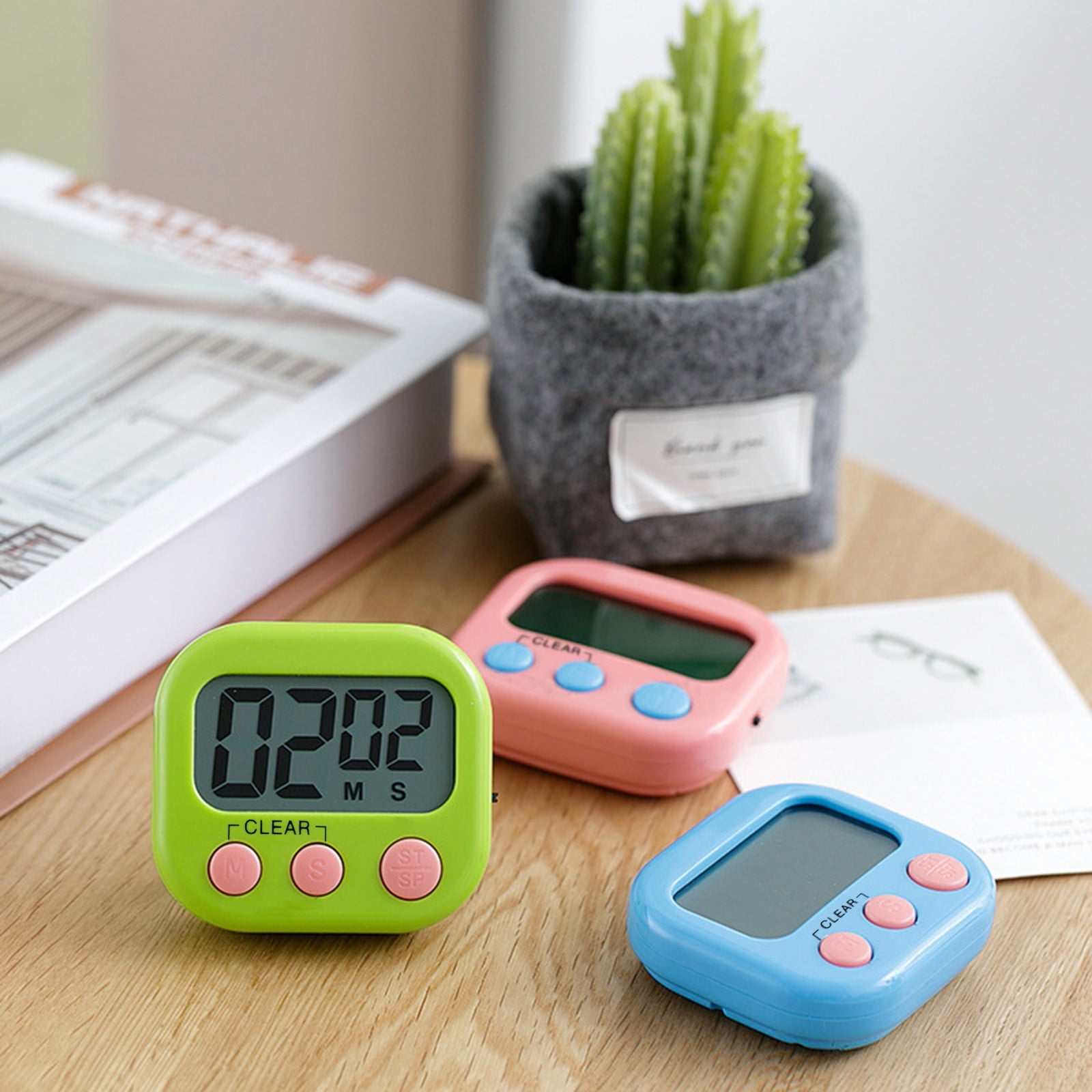 Counting When Cook Nrmrqz Weekly Deals Digital Kitchen Timers Count Up/Countdown Timers ...