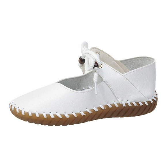 Nrmvnmi 2024 Women's Dressy Casual Slip-On Loafers for Office Wear Comfortable Faux Leather Driving Loafer Shoes White Mothers Day Gifts