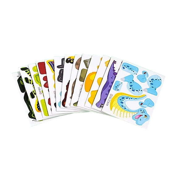 Nrmvnmi 25 Pcs DIY 3D Paper Puzzle, Screen-Free Family Time, Tear-Proof & Drop-Proof, Effortless Assembly, Assembled Puzzle Card Set