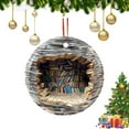 thumbnail image 1 of Nrmvnmi 3 Inch Christmas Ornament, Bookshelf Books Library Bookworm Reading Xmas Ornaments, Keepsake Gift Memorial Peace & Happiness Christmas Decorations, 1 of 1