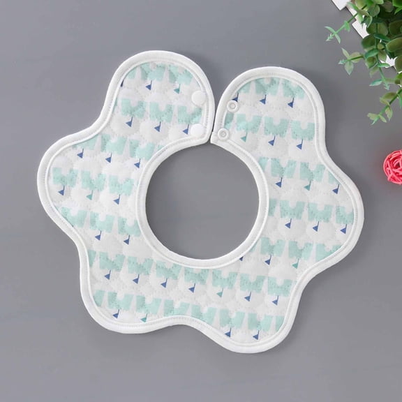 Nrmvnmi 360 Rotating Absorbent Feeding Bibs, Leakproof Saliva Towels, Perfect For Outdoor Travel