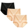 thumbnail image 1 of Nrmvnmi 3PC Womens Cotton Butt Lift Underwear High Waisted Full Coverage Ladies Panties Soft Breathable Briefs Mothers Day Gifts, 1 of 2