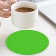 thumbnail image 1 of Nrmvnmi 4.5" Non Slip Coasters Heat Insulation Colorful Unique Slice Silicone Drink Cup Mat,Anti-Slip Cup Coasters Protect Furniture and Table from Water Marks and Scratch Damage.Mixed Color, 1 of 1