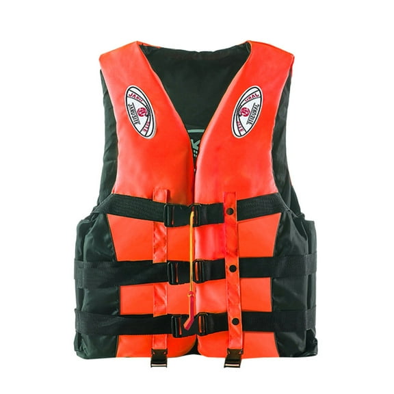 Nrmvnmi Adult Kayak Vest High Buoyancy Swim Vest Adjustable Safety Jacket Swimming Fishing Outdoor Water Sports, Surfing, Rafting, Kayaking