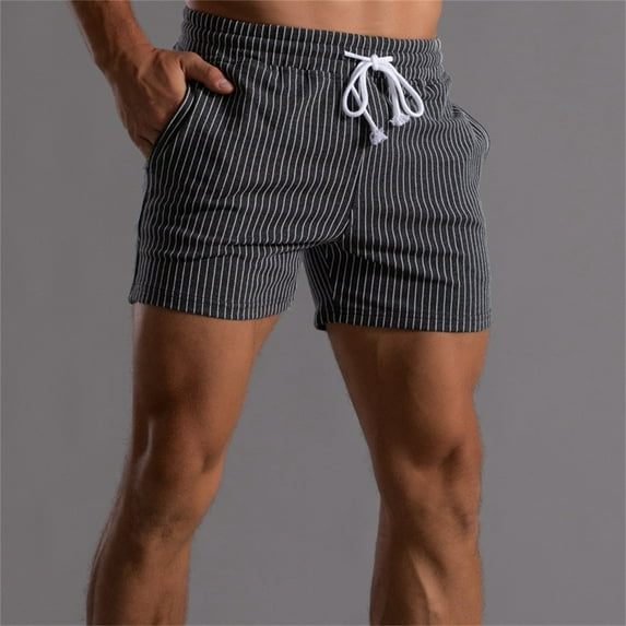 Nrmvnmi Athletic Gym Mens Shorts - Workout Black Quick Dry Basketball Shorts with Pockets for Running Casual Activewear