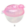 thumbnail image 1 of Nrmvnmi Baby Formula Dispenser for On-The-Go Feedings, Three-Compartment Non-Spill Formula Container to Go, Snack Milk Powder Dispenser for Traveling with Infant Toddler, 1 of 1