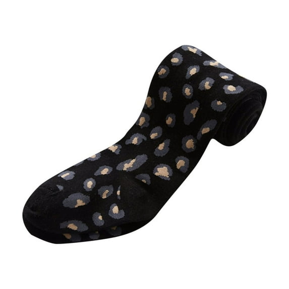 Nrmvnmi Baby Girls Leopard Tights Thick Knit Leggings Stockings Cotton Pantyhose Kids Toddlers Socks Trousers Thick And Warm Stockings Soft Breathable Stockings Pantyhose