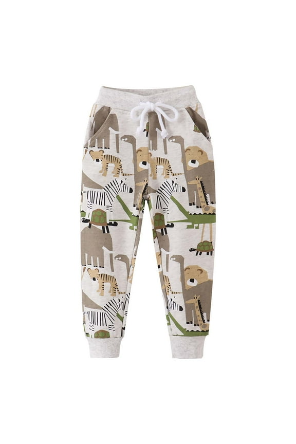 Baby Knit Jogger Pants, Baby Sweatpants, 100% Organic Cotton Infant Bottoms