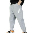 thumbnail image 1 of Nrmvnmi Boys' Jogger Pants - Soft Fleece Athletic Joggers for Boys - Stylish Classic Fit Sweatpants for Boys with Pockets, 1 of 3