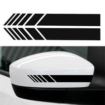 Nrmvnmi Car Rear View Mirror Stickers Decor DIY Car Body Sticker Side Decal Stripe Decals SUV Vinyl Graphic Black