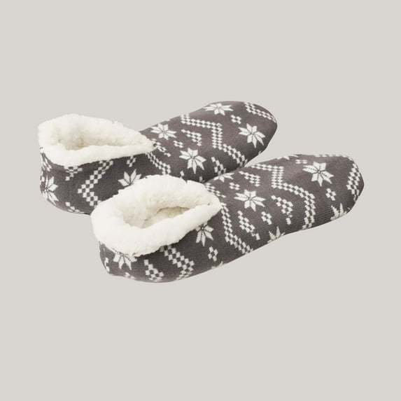 Nrmvnmi Christmas Fuzzy Slipper Socks For Women Warm Thick Heavy Thermal Fleece lined Fluffy Winter Non Slip Socks Christmas Decorated Socks Set For Girls Floor Socks, Snow Socks