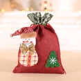 thumbnail image 1 of Nrmvnmi Drawstring Christmas Bags, 3D Xmas Gift Bags, Christmas Wrapping Bags, Xmas Goodie Bags, Red Treat Pouch Bags, Sack Stockings, Party Favor Bags, 8 x 11in, 8 x 12in, 1 of 1