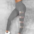 thumbnail image 1 of Nrmvnmi Happy Easter Leggings for Women Butt Lift High Waisted Fit No See-Through Yoga Pants Workout Running Leggings Mothers Day Gifts, 1 of 5