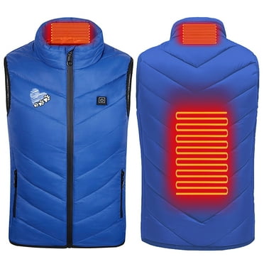 Nrmvnmi Heated Vest USB Electric Heated Vest Heated Jacket Winter Vest for Outdoor Motorcycle Camping Fishing Skiing