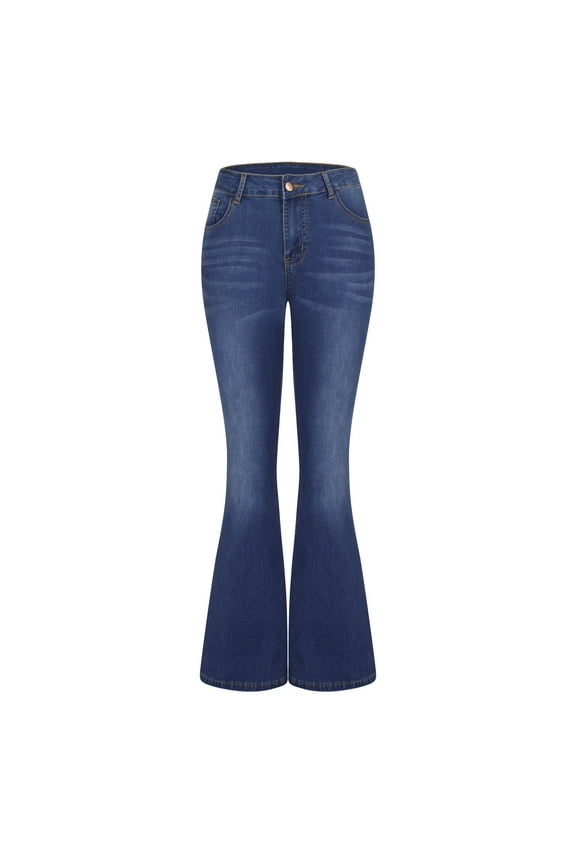 High Waisted Ripped Flare Jeans for Women Distressed Bell Bottom Jeans Wide Leg Pants High Rise Wide Leg Jeans for Women