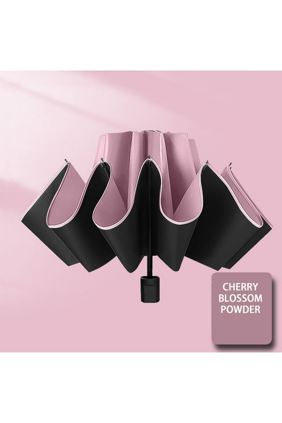 Inverted Umbrella Travel Folding,Large Umbrellas for Rain & Sun Waterproof Portable Umbrellas for Rain 99 UV Protection 105cm Span 12 Ribs Umbrella